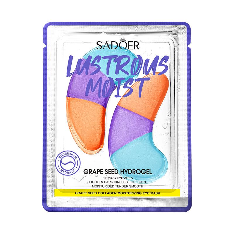 Cherry Blossom Eye Mask Anti Wrinkle Nourishing Improve Eye Bag Lighten Dark Circles Under Eyes Caviar Grape Seed Red Algae Collagen Eye Mask