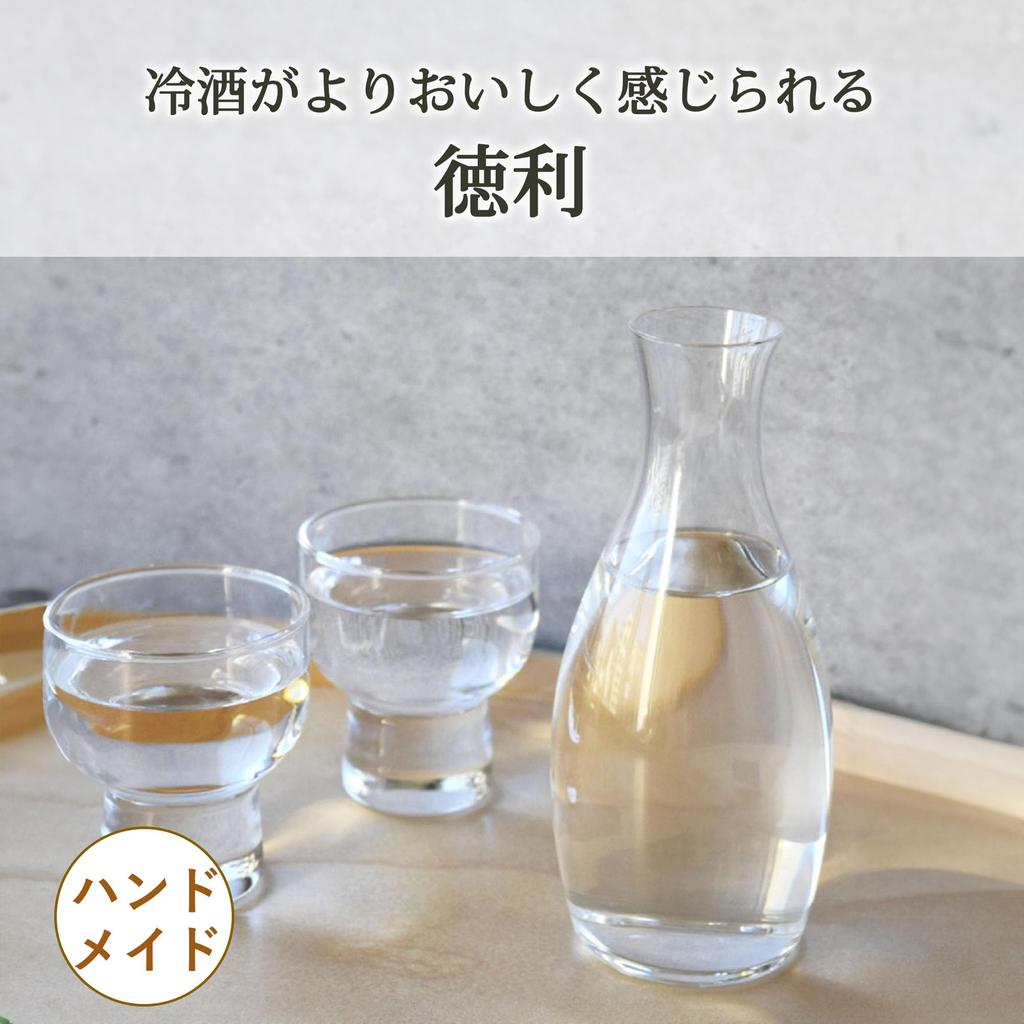 Toyo Sasaki Glass Sake Made In 61001 Bottle, 180ml, Japan,