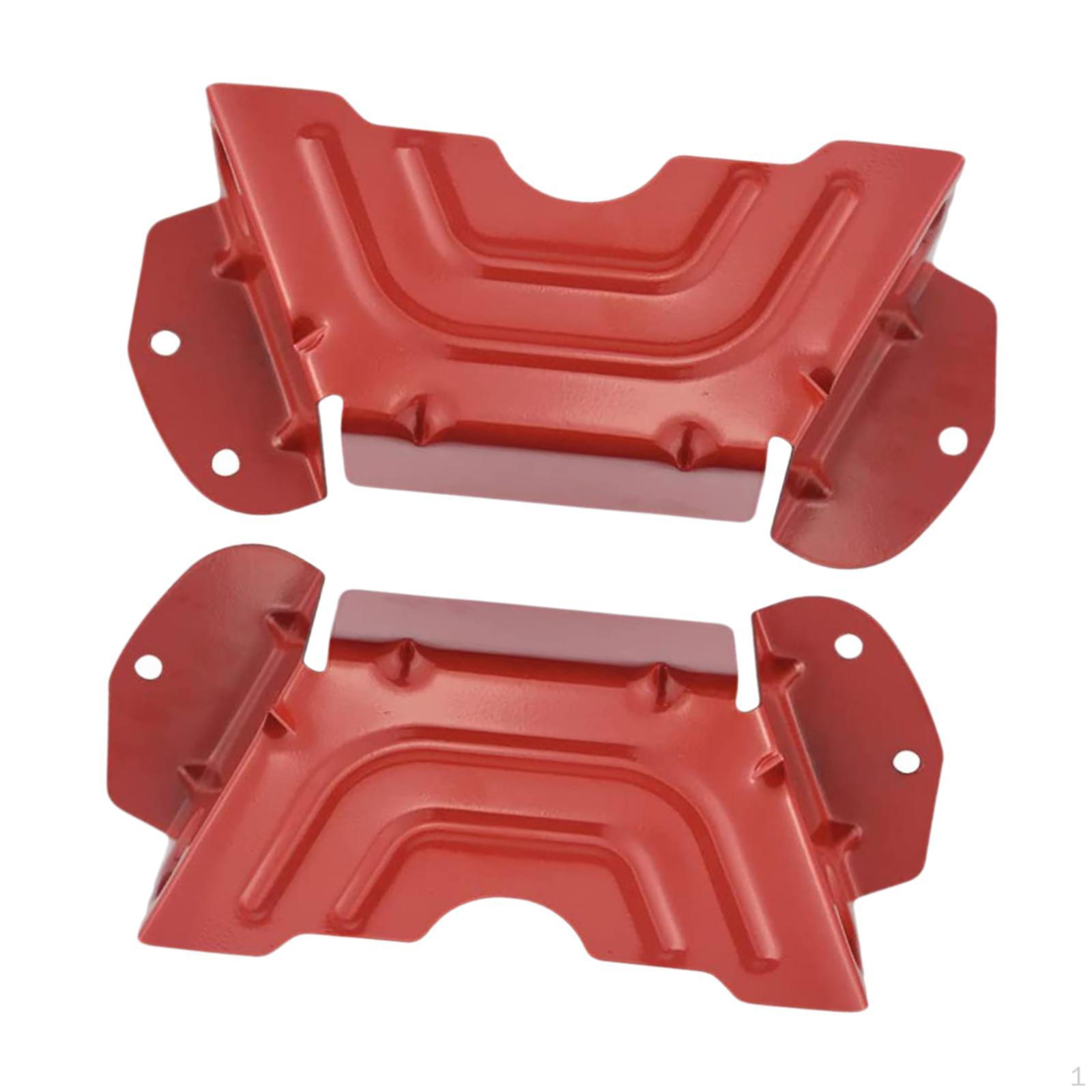 

2 шт. Крышка ремня палубы 783-06424A-0637 Легко устанавливаемые крышки шкивов Аксессуары для садового инструмента Газон красный