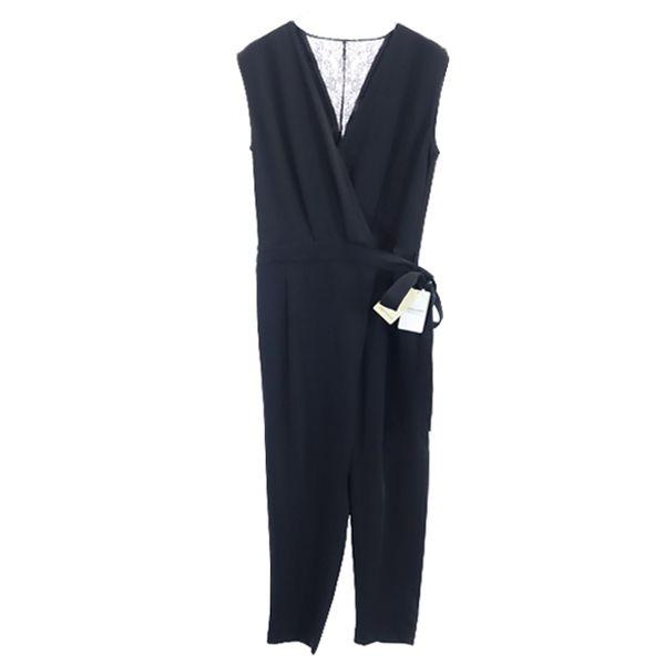 

неиспользованный La TOTALITE сделано в Японии Топ-обертка с кружевной спинкой Все в одном F черный Женский Б/у