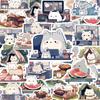 10/30/50pcs Cute Anime Cat Daily Life Stickers Kawaii Cartoon Decals Decoration Laptop Phone Scrapbook Creative Graffiti Sticker