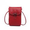 2025 New Fashion Phone Bag Stylish Exquisite Texture Crossbody Bag Vintage Woven Vertical Small Bag Beach Bag