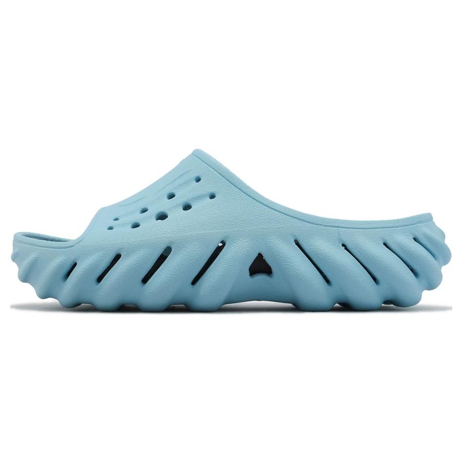 

Crocs Echo Slide Нескользящие Прочные Шлепанцы Унисекс Сандалии Синие Черные 208170-411 41-42