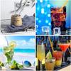 11-piece Reusable Glass Straws Clear Smoothie Drinking Straws with Clean Brush for Beverages Milk Tea Juices Cocktail