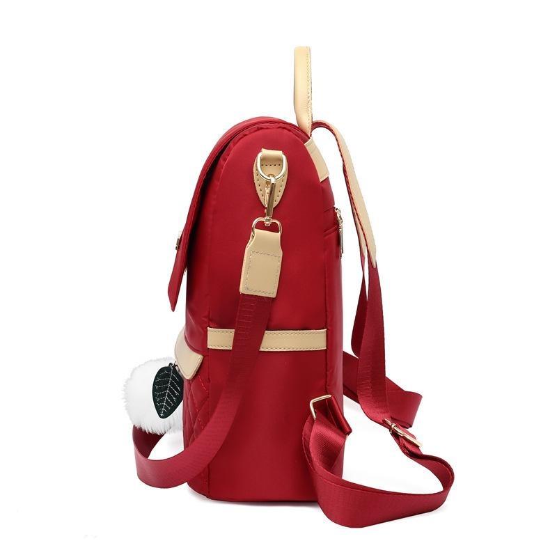 Mochila Antirrobo de Moda para Mujer, Mochila de Viaje de Gran Capacidad de un Solo Hombro, Bolso de Compras de Color Sólido, Mochilas Escolares para Adolescentes