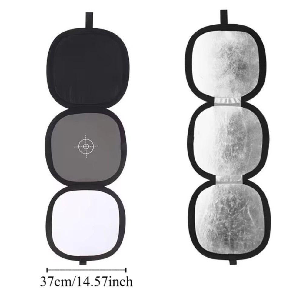 Collapsible Disc Gray/White Balance Card Two Sides Photography Reflector  Photo Studio
