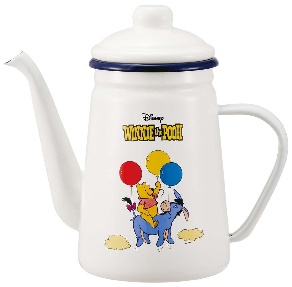 Skater Enamel Drip Kettle, 1.1L, Disney Winnie the Pooh Design, ENKT1-A