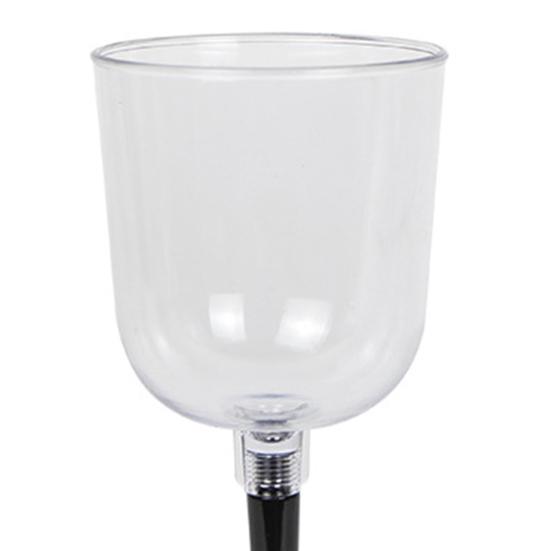 Outdoor Camping Collapsible Wine Glass with Detachable Stem Portable Unbreakable Clear Wine Goblet Travel Shatterproof Champagne Cup