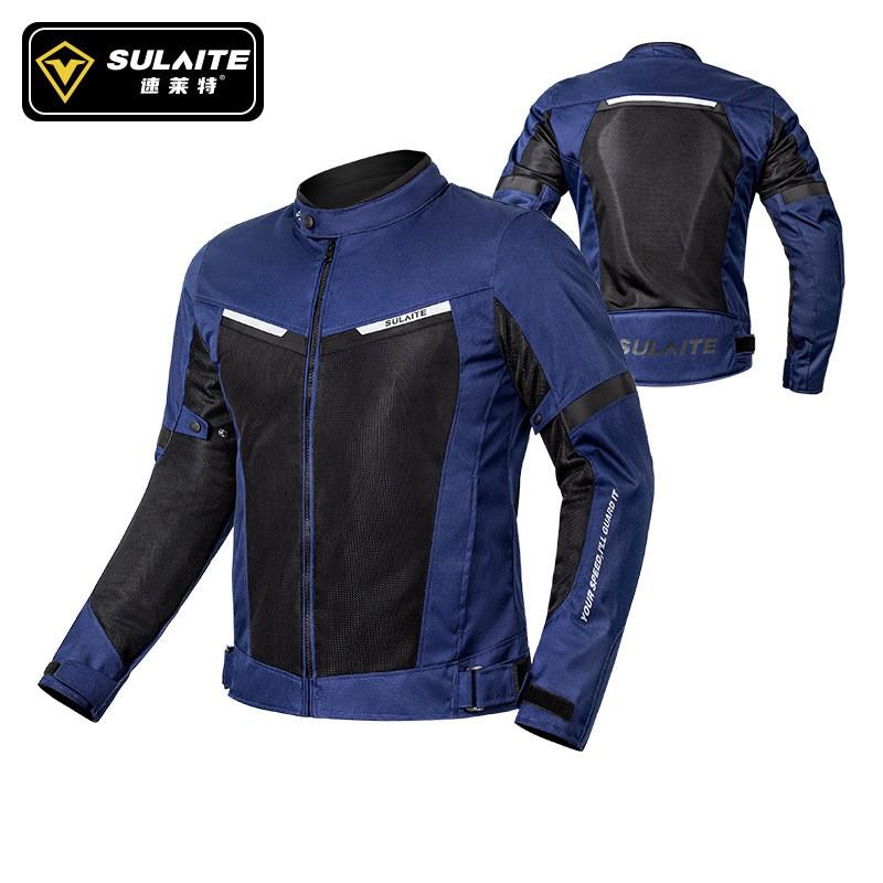 Men Women Motorcycle Riding Jacket Breathable Mesh Touring Gear Street Bike Off-Road Cycling