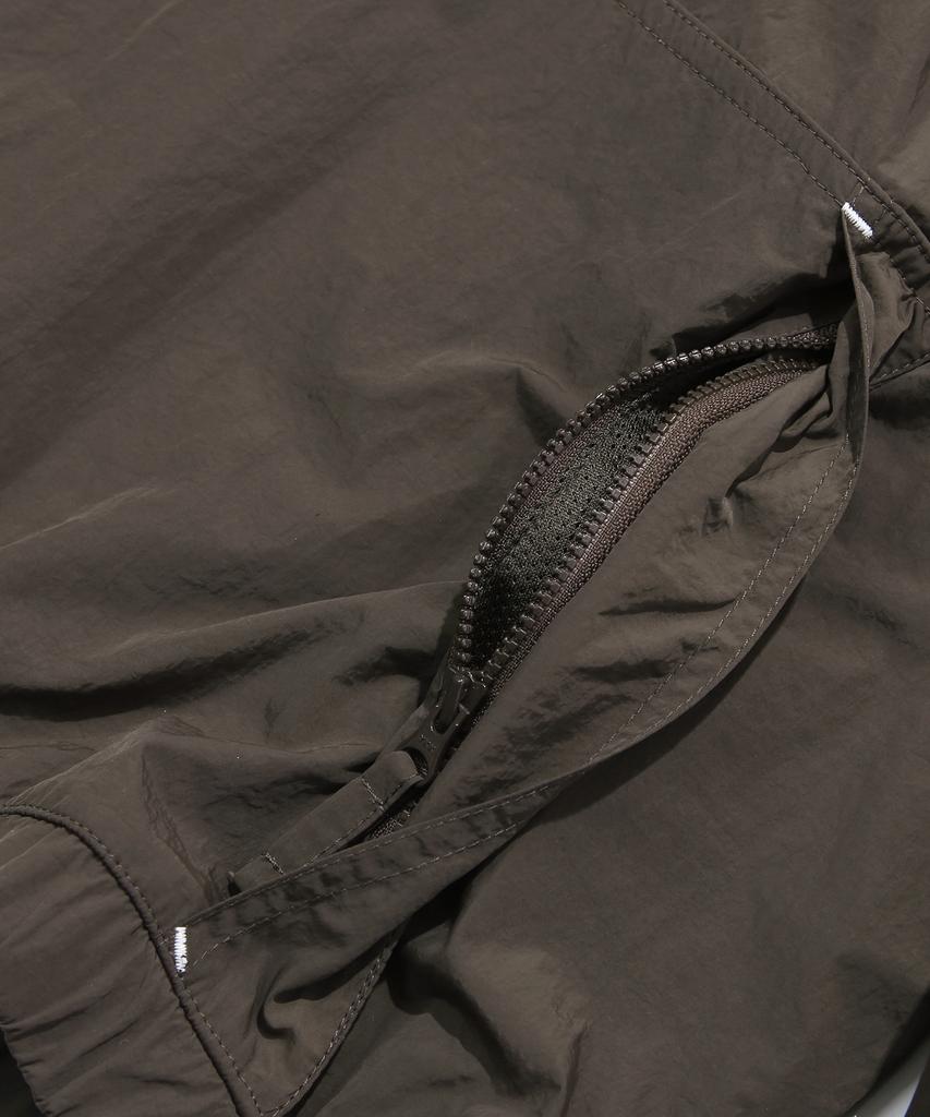PHYPS MOTORCYCLE Basic Nylon Pocket Long Sleeve Brown