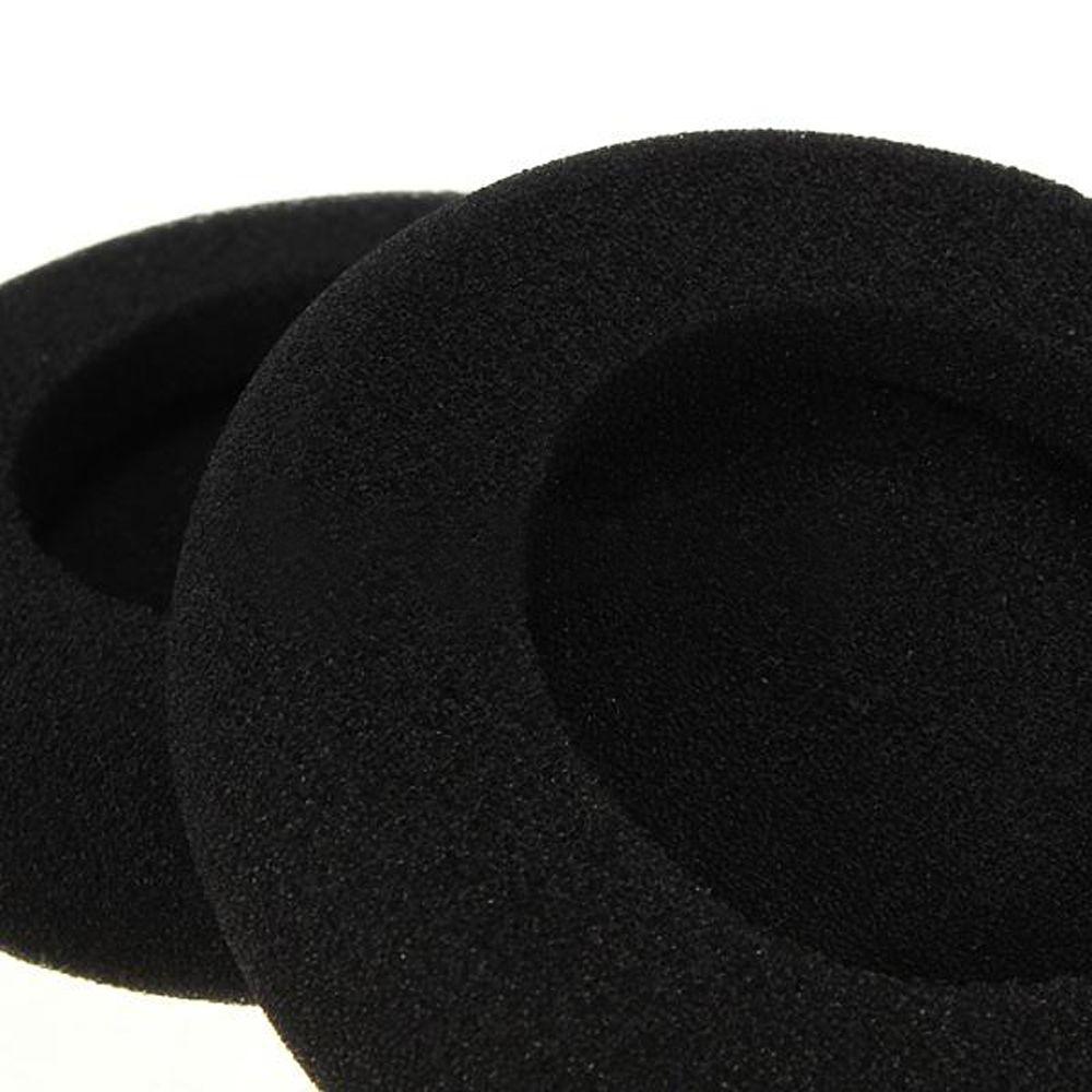 10pcs 46mm 1.96" Compatible Replacement Ear Pads Soft Foam Headset Cushion Black Earphone Sponge