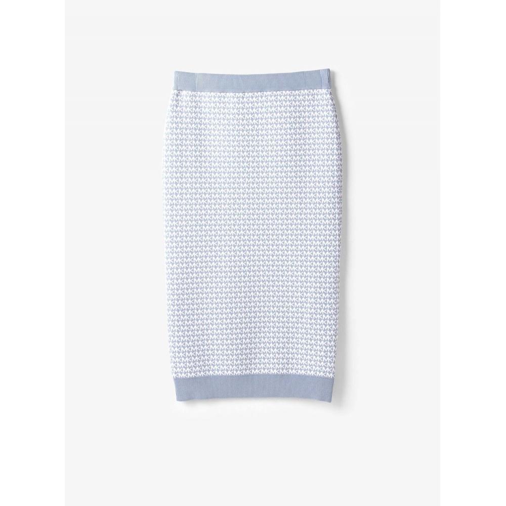 

MICHAEL KORS [Специальная цена] Мини-юбка-карандаш MK Block JU2704T4GH2199 Светлая шамбре