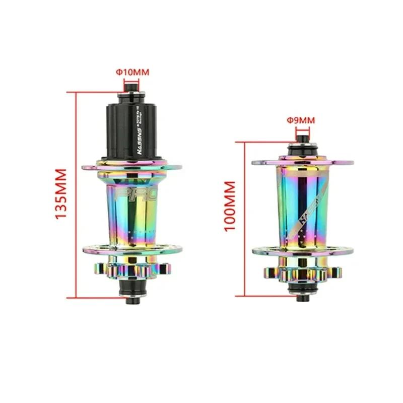 HASSNS Pro 7 32h Rear Hub Bearing 32Holes Freehub MTB Bike Four Palin 32H Rear Hub for 7-12 Speed Noisy Cube Bicycle 6 Pawl Hubs