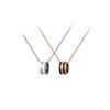 Clavicle Chain, Textured Ring, Alloy Necklace, Same Style for Men and Women, Couple Model N304N305