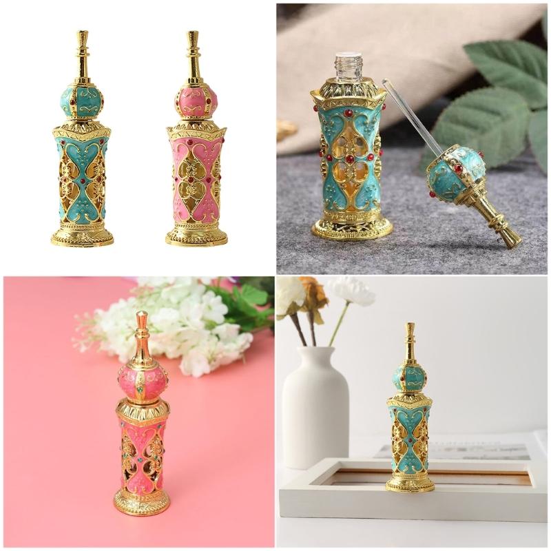 Luxurious Arabic Inspired Mini Perfume Bottle Alloys Perfect For Travel And Daily Use With Secure Seal