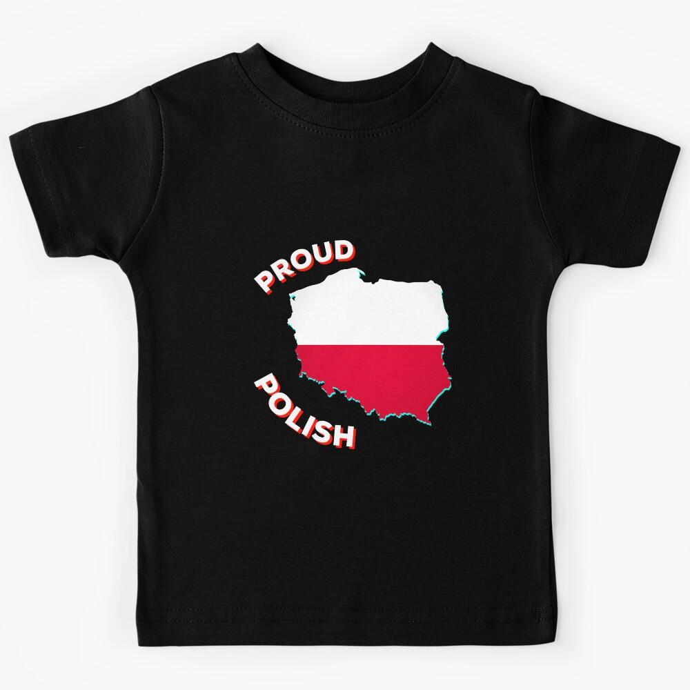 Proud To Be From Poland Kids T-Shirt 130