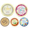 6Pcs Disposable Cakes Paper Tray Round Cake Boards Dessert Plates Cardboard Circle Bases for Birthday Day