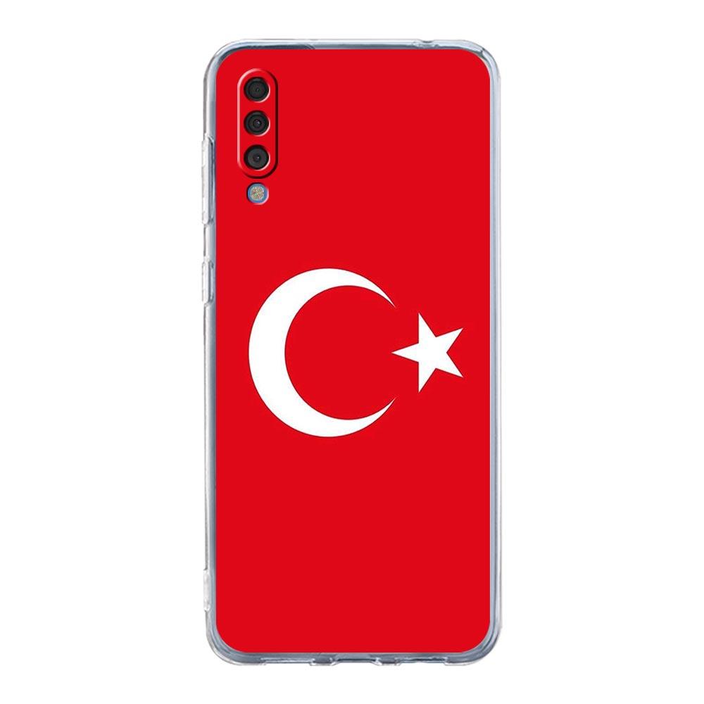Phone Case For Samsung A16 A14 A12 A22 A32 5G A34 A42 A52 A54 A50 A70 A72 A40 A20E A10S A20S A04S A06 Cover Turkey Turkish Flag