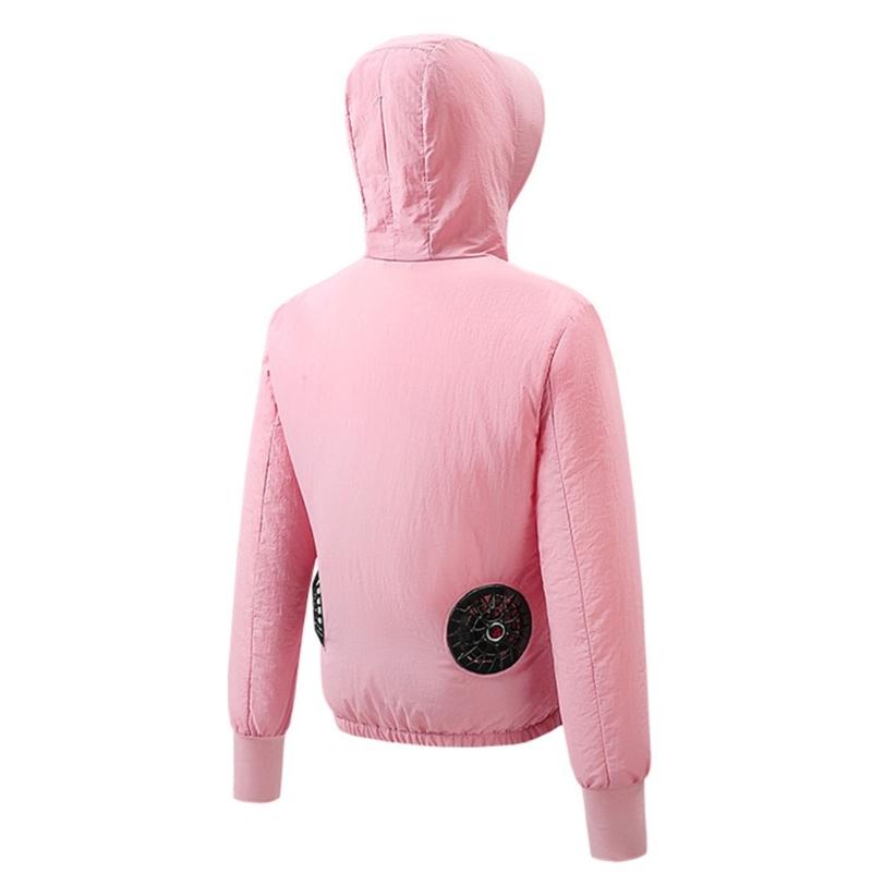 Chaqueta Refrigeradora de Ropa con Aire Acondicionado para Clima Caluroso Hombres Mujeres Chaqueta con Aire Acondicionado Ventilador Portátil Chaquetas Frescas Regalos