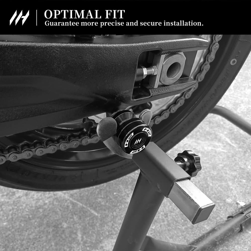 

M8 Motorcycle Swingarm Spools For Z H2 2020-2024 Z H2 SE 2021-2024 CNC Aluminum Paddock Stand Sliders for Rear Swingarm Protection z h2 se чёрный