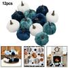 Fall Decor Thanksgiving Halloween Velvet Foam Pumpkins