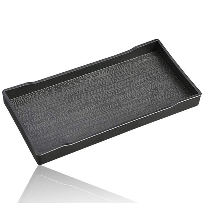 Jinmeili Rectangular Melamine Non-Slip Wood Grain Tray