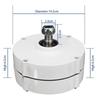 Low Speed 500RPM 10000W 12V 24V 48V 3 Phase Gearlessermanent Magnet Generator AC Alt Pernators For Wind Turbine DIY
