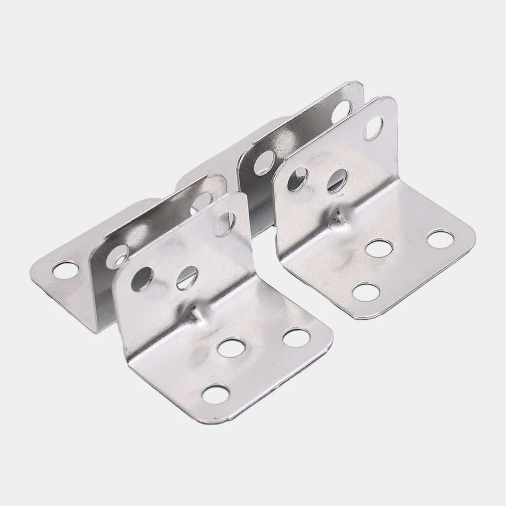 10Pcs Furniture Cabinet Partition Corner Braces Home Connector Tools L Shape Joint Corner Brackets