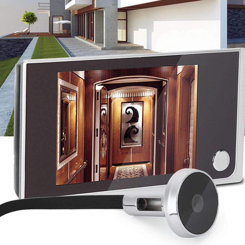 3.5" Digital LCD 120 Degree Peephole Viewer Photo Visual Electronic Cat Eye