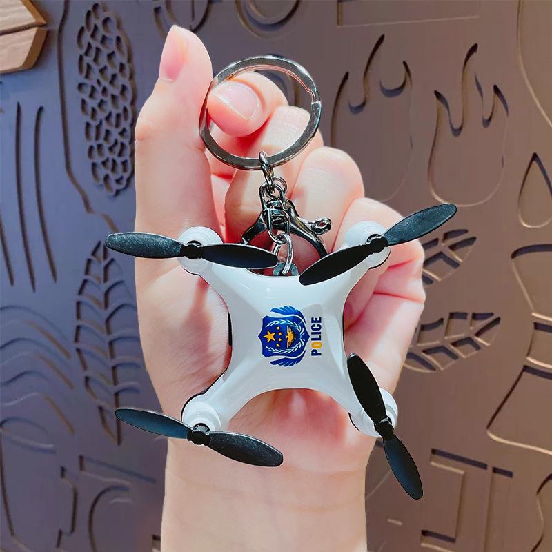 Kreativer Cartoon Mini Drohnen Schlüsselanhänger - Kinder Schulranzen & Autoschlüssel Anhänger Geschenk