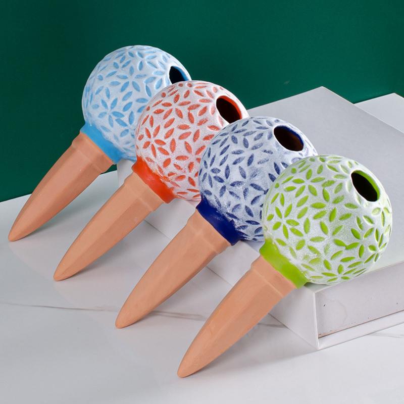 

Plant Watering Spikes 4X Cute Baseball Automatic Planter Insert 185ml Irrigation Planter Insert Household Flower Watering Tool United States