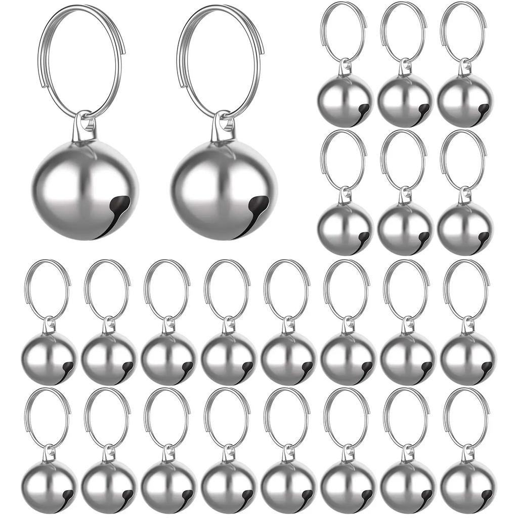 24 Cat Bells Suitable for Cat and Dog Collars, Loud Pendant for Pets, Cat and Dog Bells, Pet Pendant Accessories