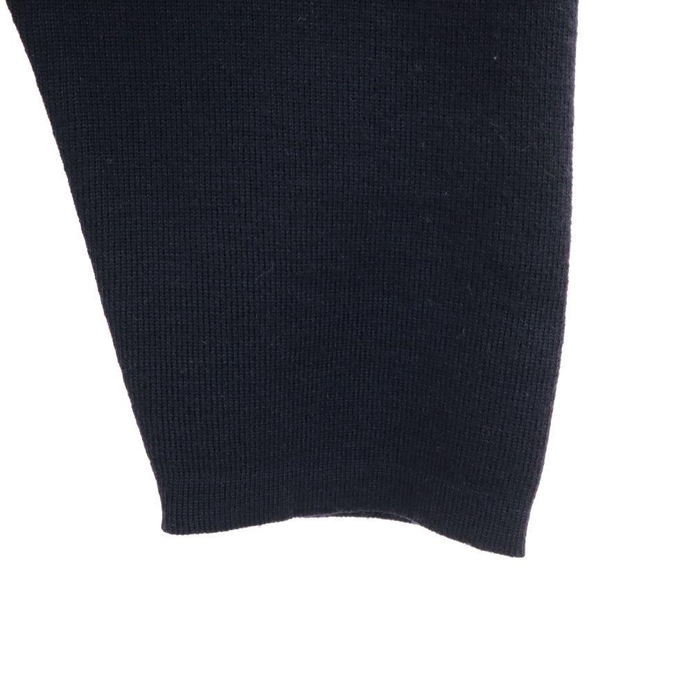 Salvatore Ferragamo made in Italy Wool knit cardigan M Navy Men's Used