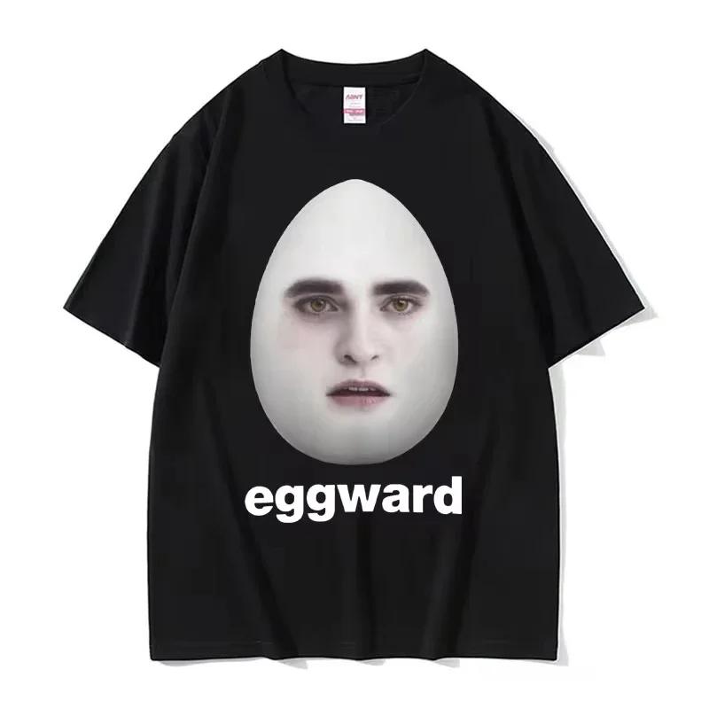 Funny Hot Twilight Eggward Funny Meme T Shirt Edward Cullen Parody Humor T shirt For Men Casual Cotton Short Sleeve Tshirt Tops M