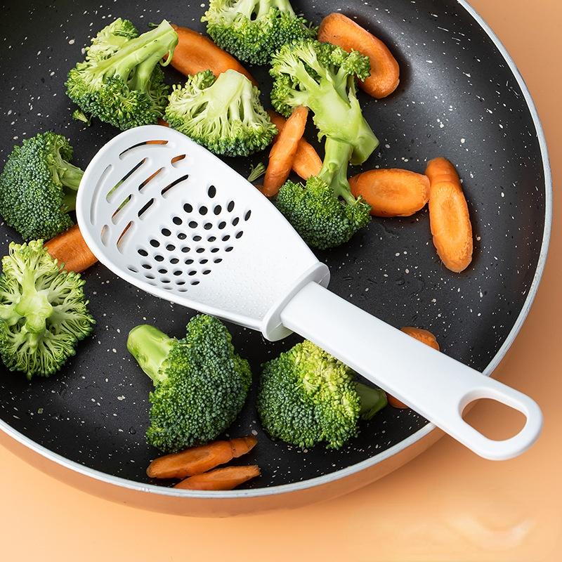 Buy Cooking Spoon Multifunction Slotted Spoon Grinding Ginger Garlic