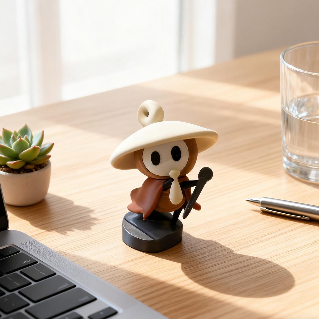 Universal 3.9 Inch Cartoon Figurine, Suitable For Home Décor, Car Dashboard Decoration, Cute Collectibles, Or Gaming Character Statues. Available