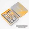Anti-Splash Angled Nail Clipper Set with Gift Box - Home Beauty Manicure Tool