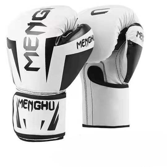 Muay Thai Boxing Gloves for Men Women PU Leather Karate Gloves Kickboxing Training Equipment MMA Fighting Sandbag Gloves