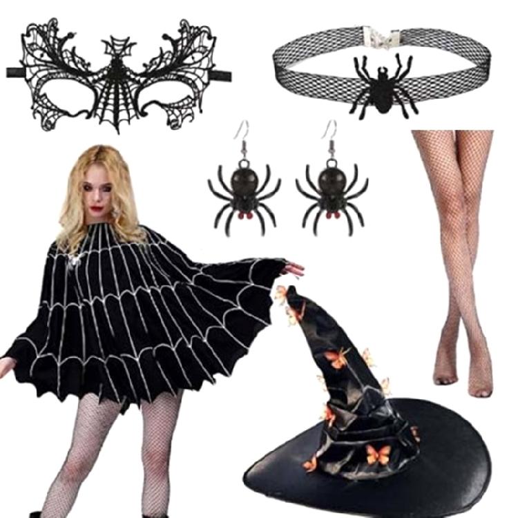 Halloween Witch Cosplay Accessories, Witch Cosplay Costume Accessories for Girl Kid Carnivals, Masquerade, Cosplay Party