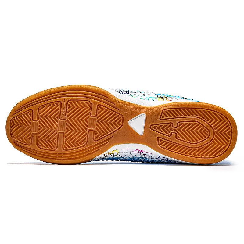 Ic Football Shoes Indoor Futsal Flat-Bottomed Beef Tendon Sole Non-Slip Leather Foot Men'S And Women'S Children'S Game Training Shoes