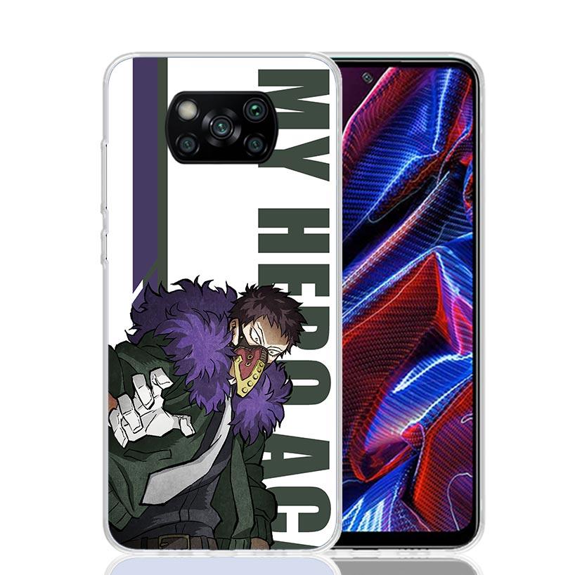 My Hero MHA Art Phone Case For Xiaomi Poco X7 X6 X5 Pro F7 Ultra Redmi 15C 15 13 13C 12 12C 10 10A 10C 9 9A 9C 9T Cover Poco X7