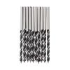 10Pcs High Carbon Steel Woodworking Twist Drill Bit Wood Drills with Center Point 3mm Diameter For Woodworking