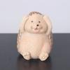 3pcs Cute Hedgehog Statue Cartoon Miniatures Figurine Animal Sculpture  Garden