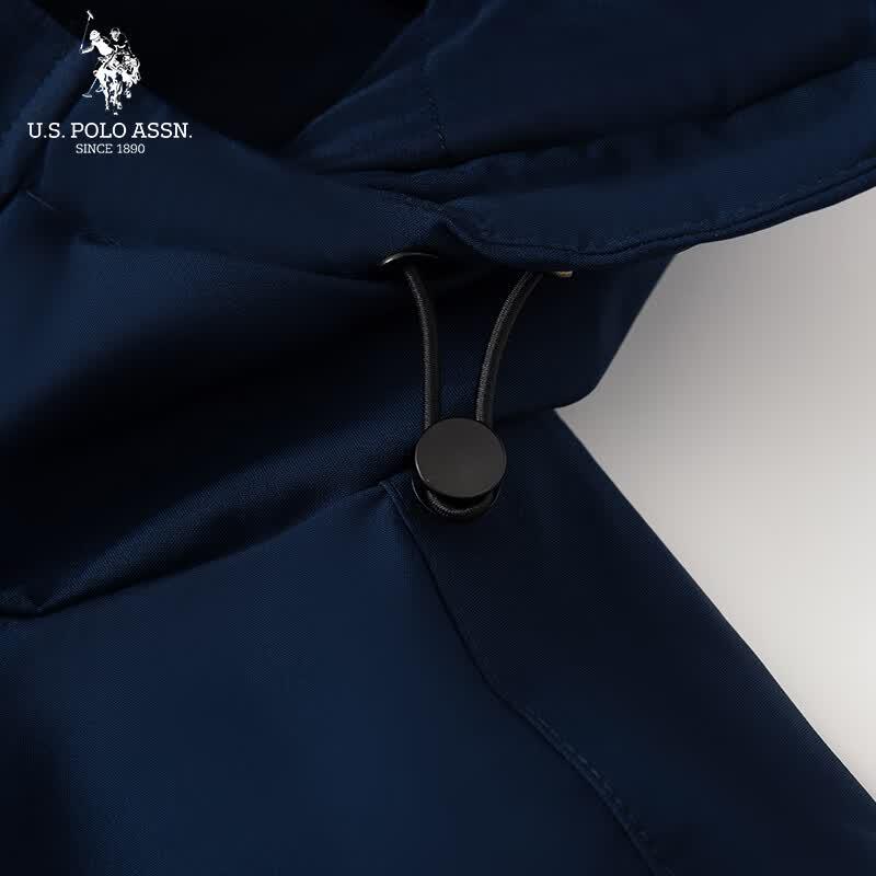 U.S. POLO ASSN. Men's Lightweight Duck Down Hooded Jacket