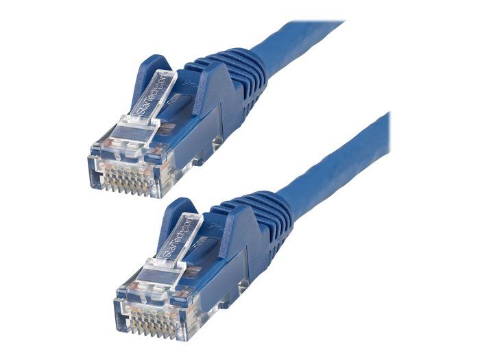 50cm lszh cat6 ethernet cable - snagless utp patch cord blue