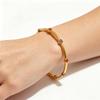 MamacitaSlay 316L Edelstahl Buntes Zirkon Herz Stern Armreif 18K Gold Plated Wasserdicht Stapelbar Schmuck Für Frauen Geschenk