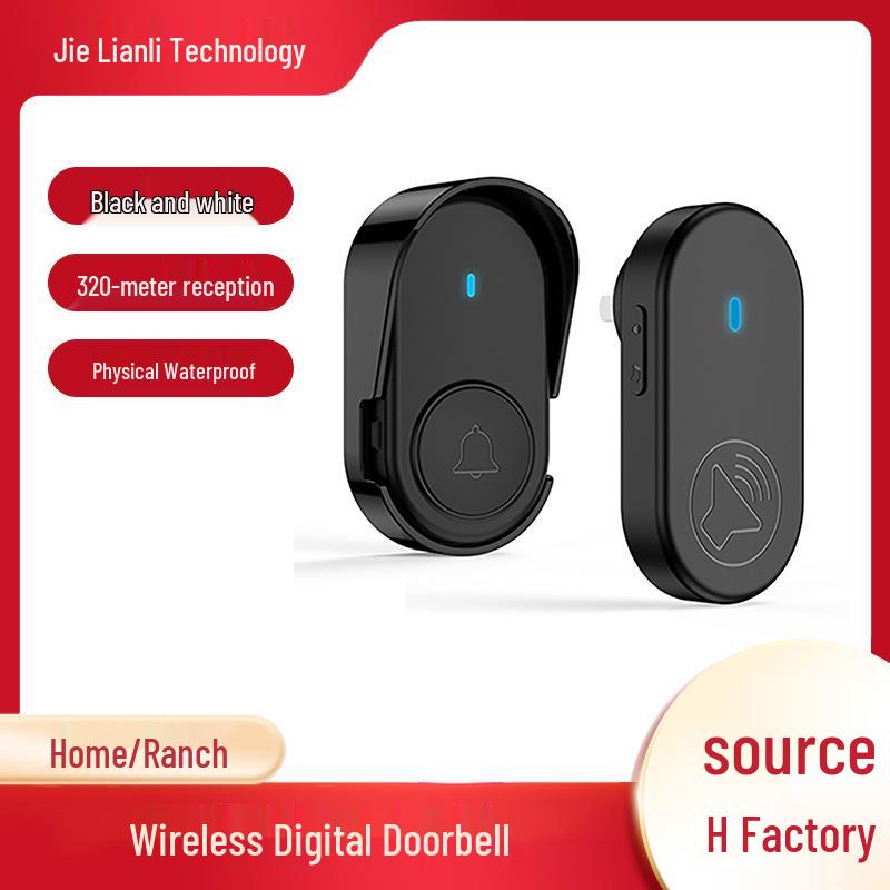 Long-Range Wireless Doorbell with Anti-Interference and Elderly Pager Feature
