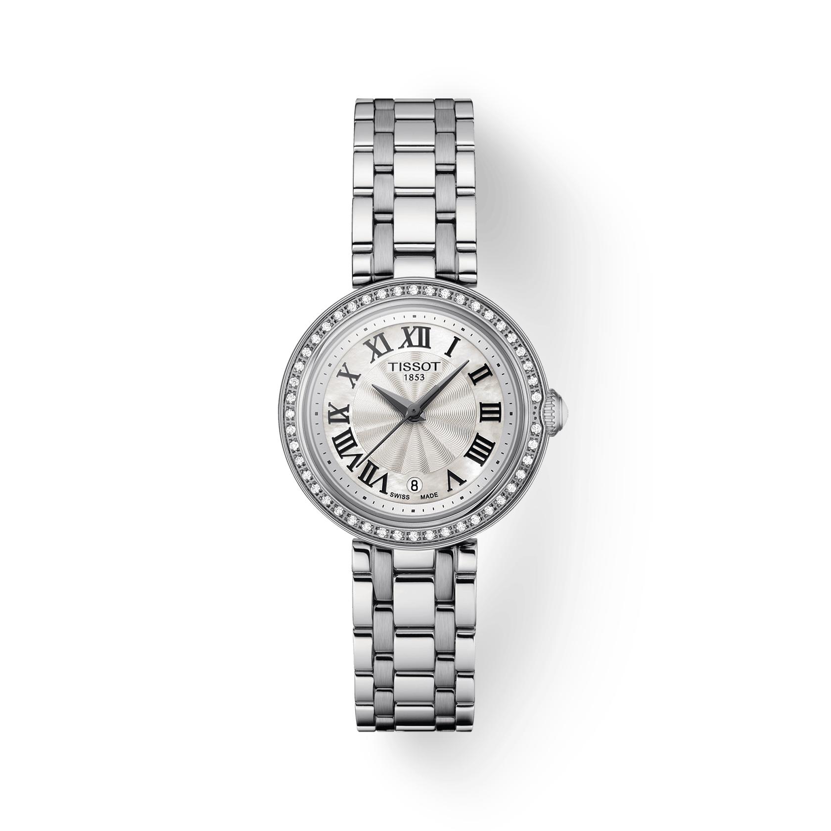 Tissot Stainless Steel white mother of pearl Dial Men s Fashion Watch T126.010.61.113.00 белый