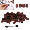 50PCS Nail Drill Bit Sanding Polishing Neat Beautiful Durable Fine Sand Nail Sanding Bands