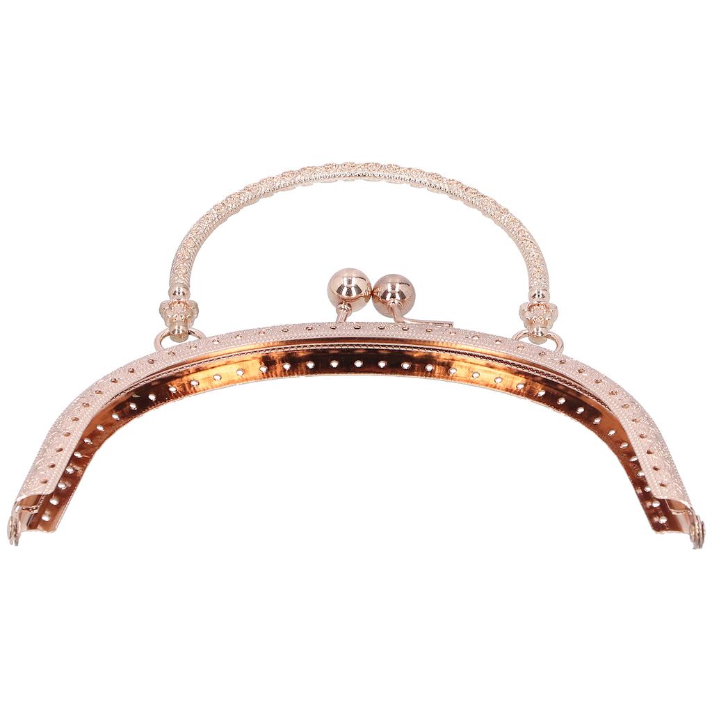 Semicircle Purse Handle Frame Metal Handbags Clasp Lock 16.5cm Bag DIY Making SuppliesBronze